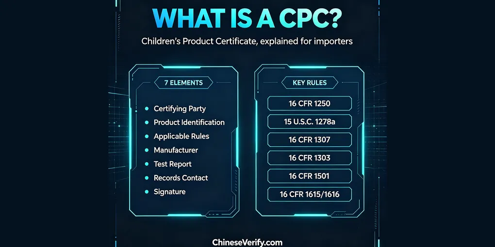 What Is a Children's Product Certificate (CPC) and Why Is It Required? A Rule-by-Rule Breakdown