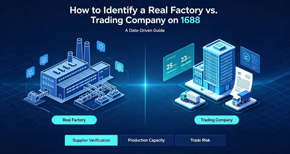 How to Identify a Real Factory vs. Trading Company on 1688: A Data-Driven Guide